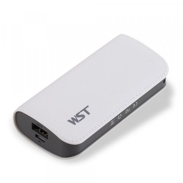 Wholesale 5200 mAh Ultra Compact Portable Charger External Battery Power Bank (White)